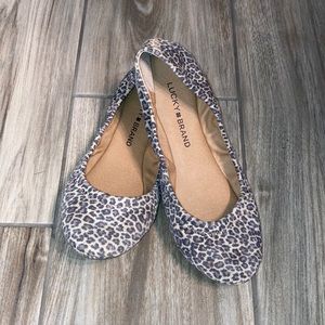 Lucky Brand leopard Ballet Flat